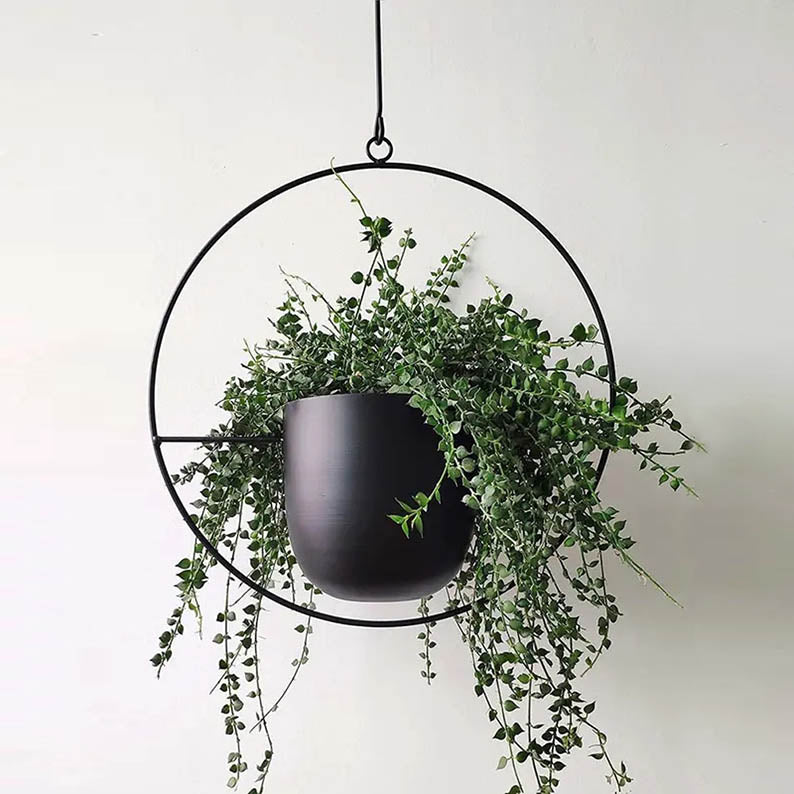 Iron Hanging Garden Flower Pot
