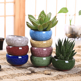 Set Of 8 - Glazzy Succulent Pots