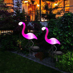 LED Solar Flamingo Garden Solar Powered Light