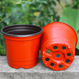 Plastic Flower Pots - 10 pieces per set
