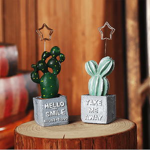 Succulent Cactus Memo Holder aplanter