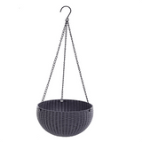 Weaving Hanging Plastic Planter Basket